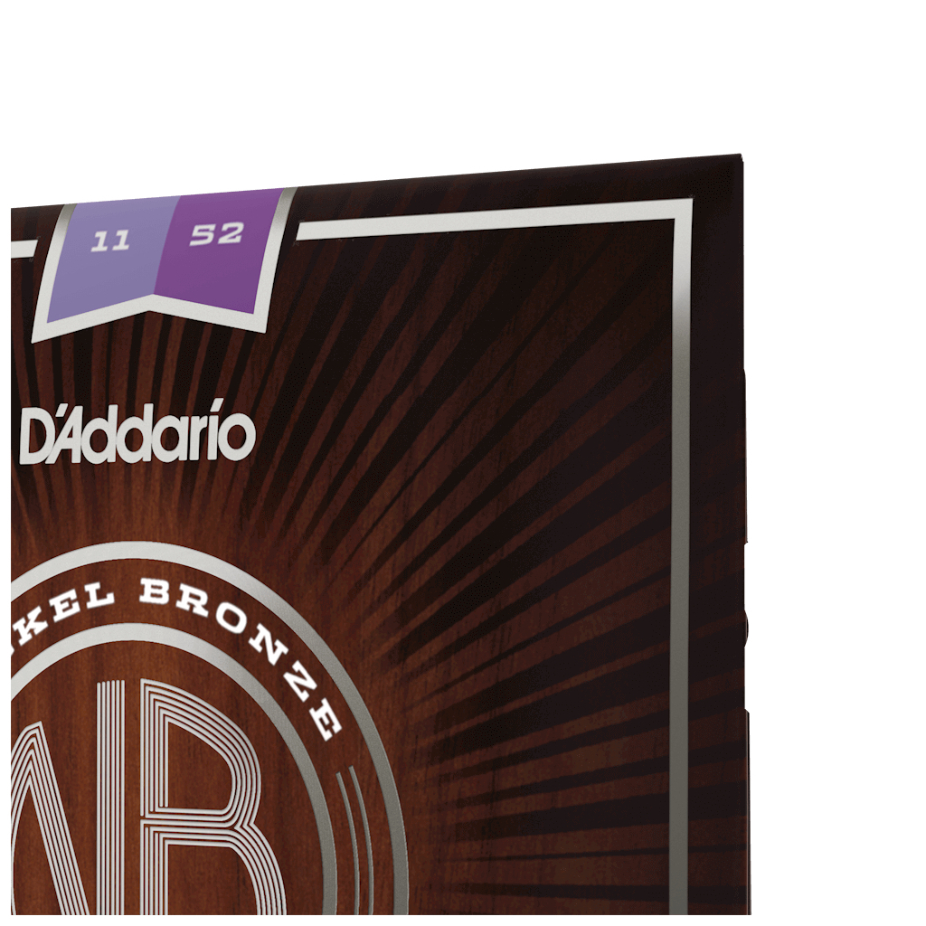 Струни для гітари D'Addario Nickel Bronze Custom Light (11-52) (NB1152) - зображення 3