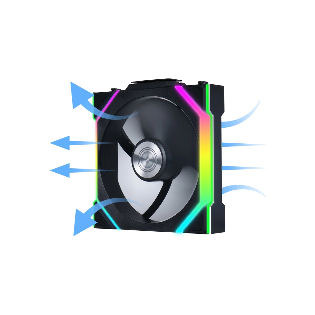 Кулер до корпусу Lian Li Uni Fan SL WIRELESS Reverse, 120-1, B (G99.12RSL1W1B.00) - зображення 5