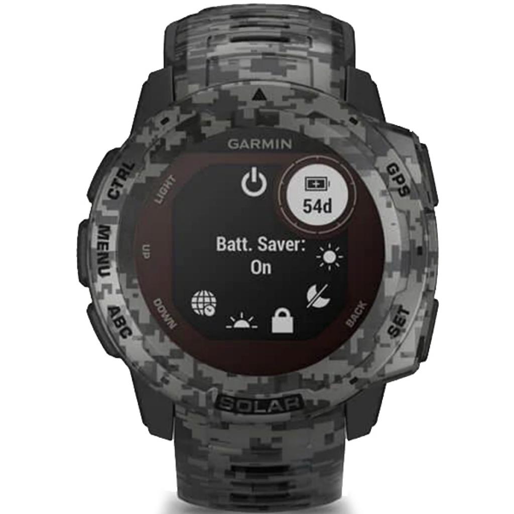 Смарт-годинник Garmin Instinct Solar, Camo Edition, Graphite Camo (010-02293-05) - зображення 8