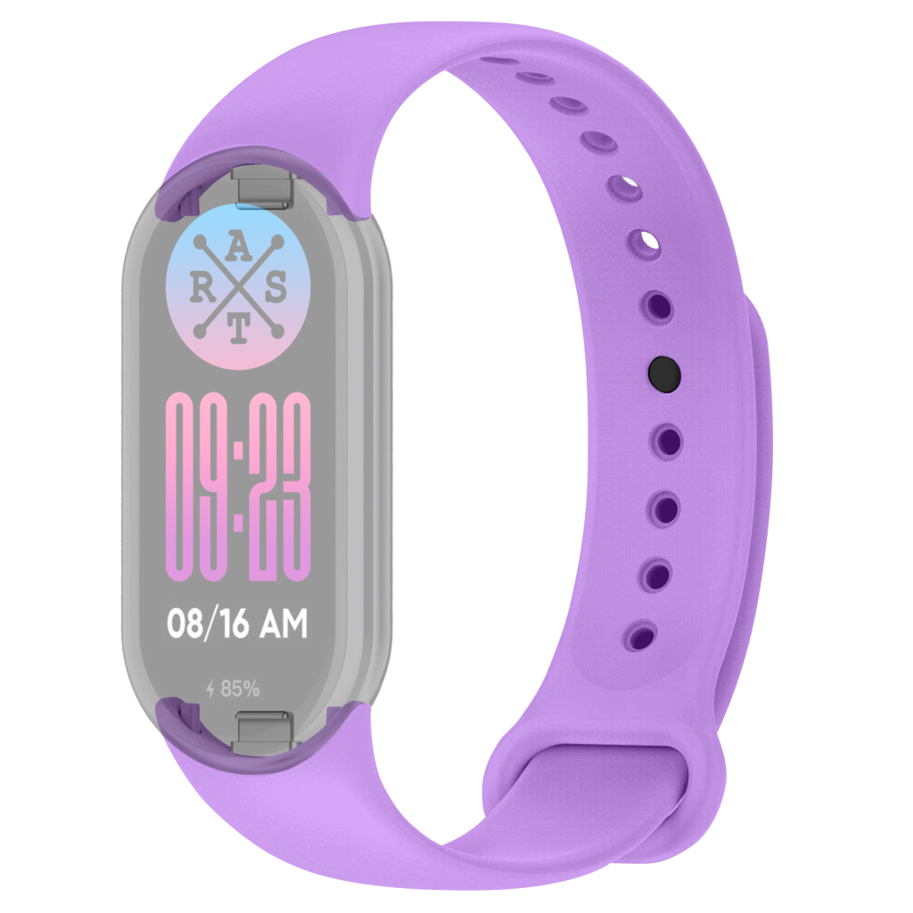 Ремінець до фітнес браслета Armorstandart для Xiaomi Smart Band 10/9/8 Lavender (ARM86908) - зображення 1