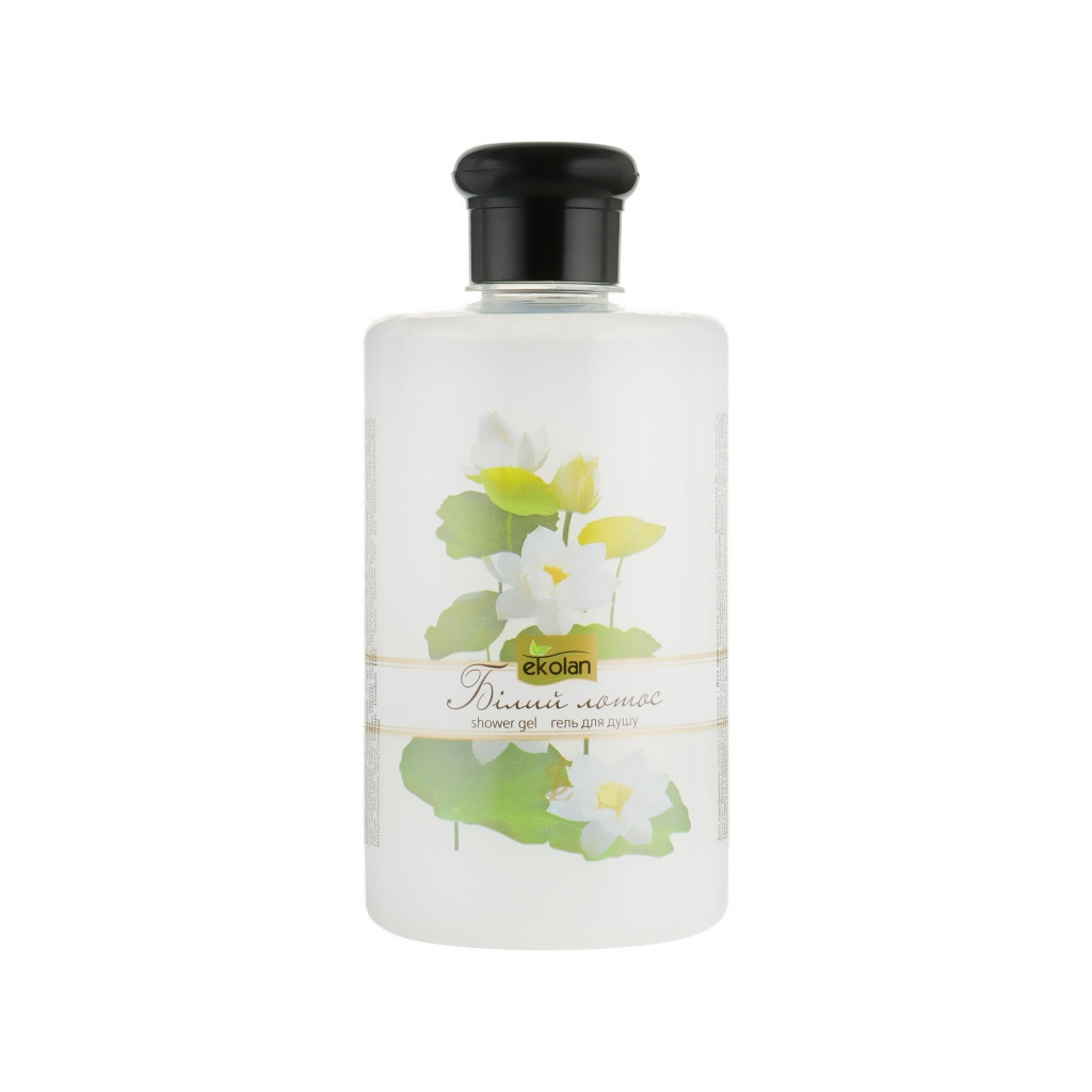 Гель для душу Ekolan Білий лотос 500 мл (4820217130590) - зображення 1