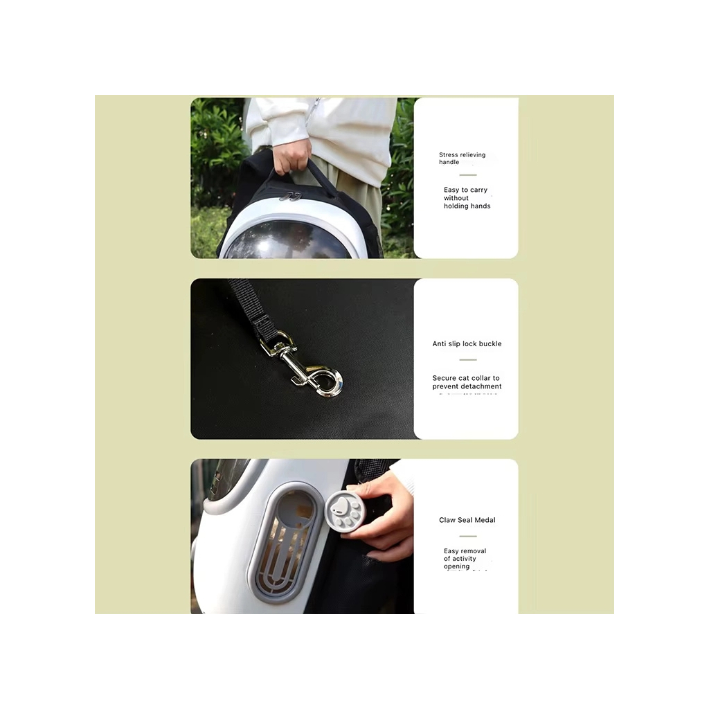 Переноска для тварин Lapka з вентиляцією біла (PCB-01-W) - изображение 7