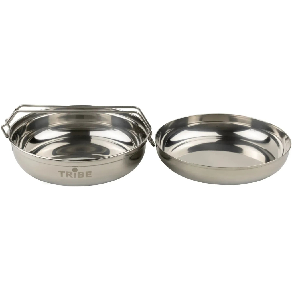 Набір туристичного посуду Tribe Single Set сталевий (T-FG-0009-metal) - изображение 2