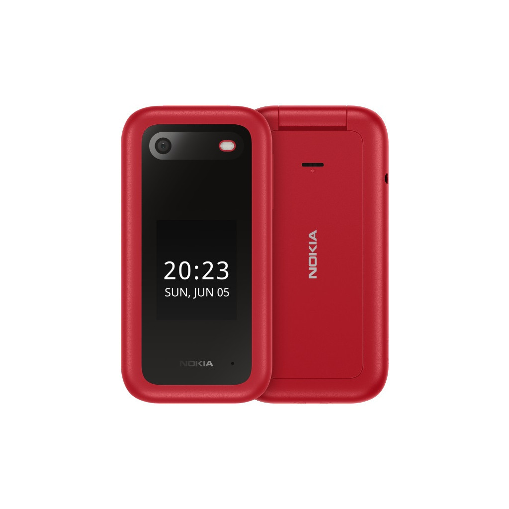 Мобільний телефон Nokia 2660 Flip Red - зображення 1