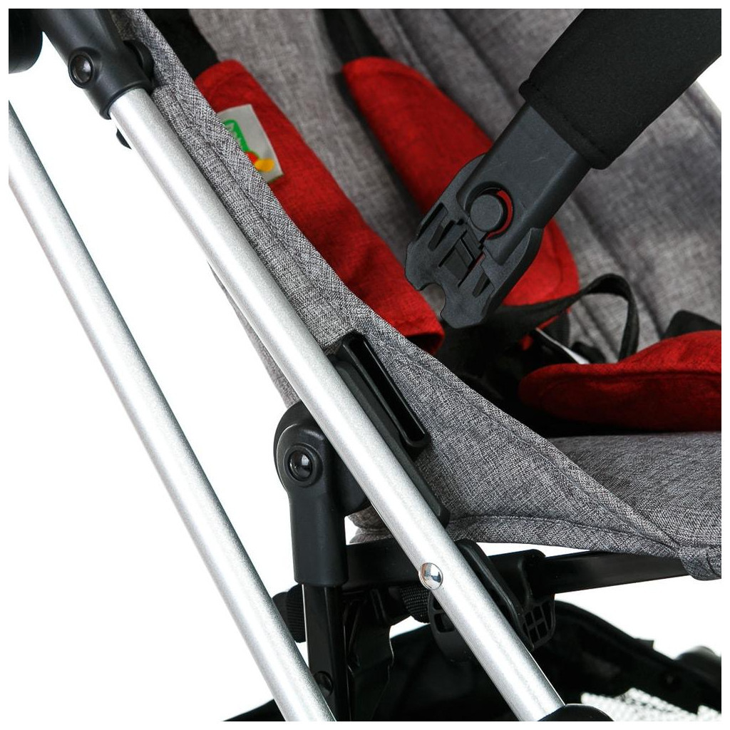 Коляска BabyHit Picnic Red-Grey (69694) - зображення 9