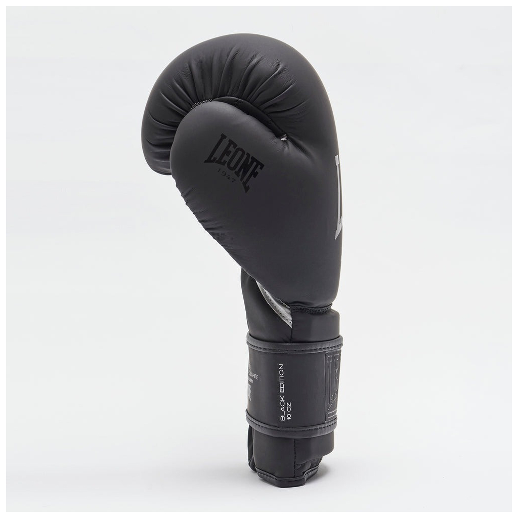 Боксерські рукавички Leone GN059 Black/White 10 унцій (GN059_Bl/White_10oz) - зображення 8