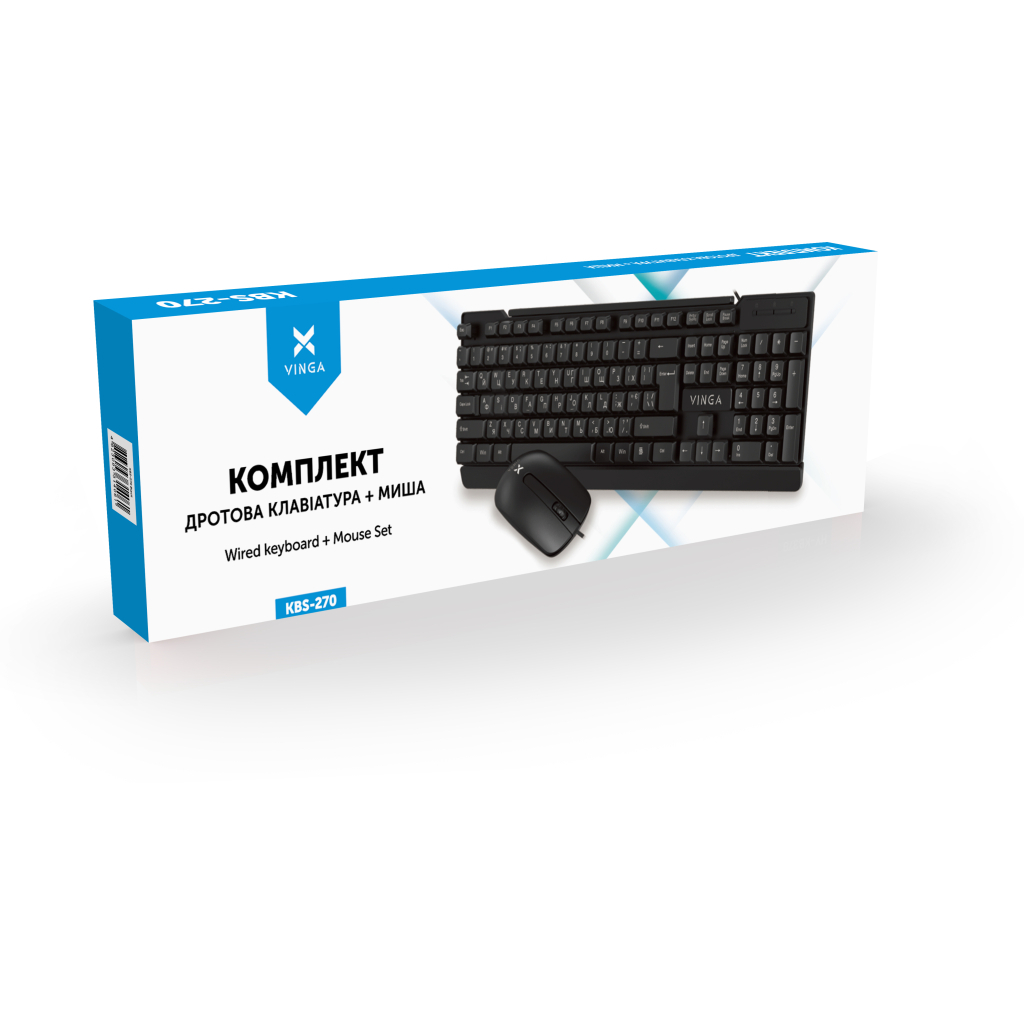 Комплект Vinga KBS-270 Black - зображення 6