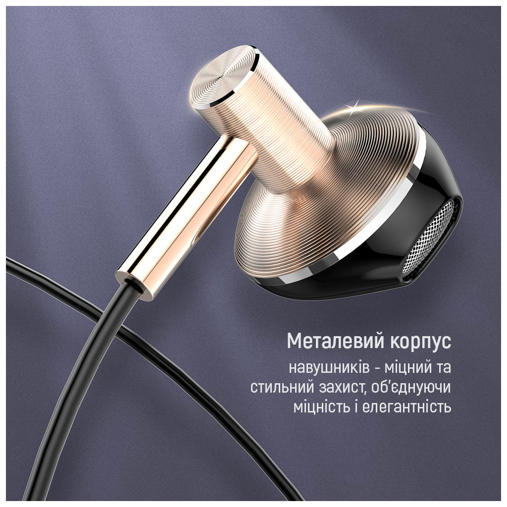 Навушники ColorWay Slim 3.5 mm Wired Earphone Blast 2 Black (CW-WD02BK) - зображення 11