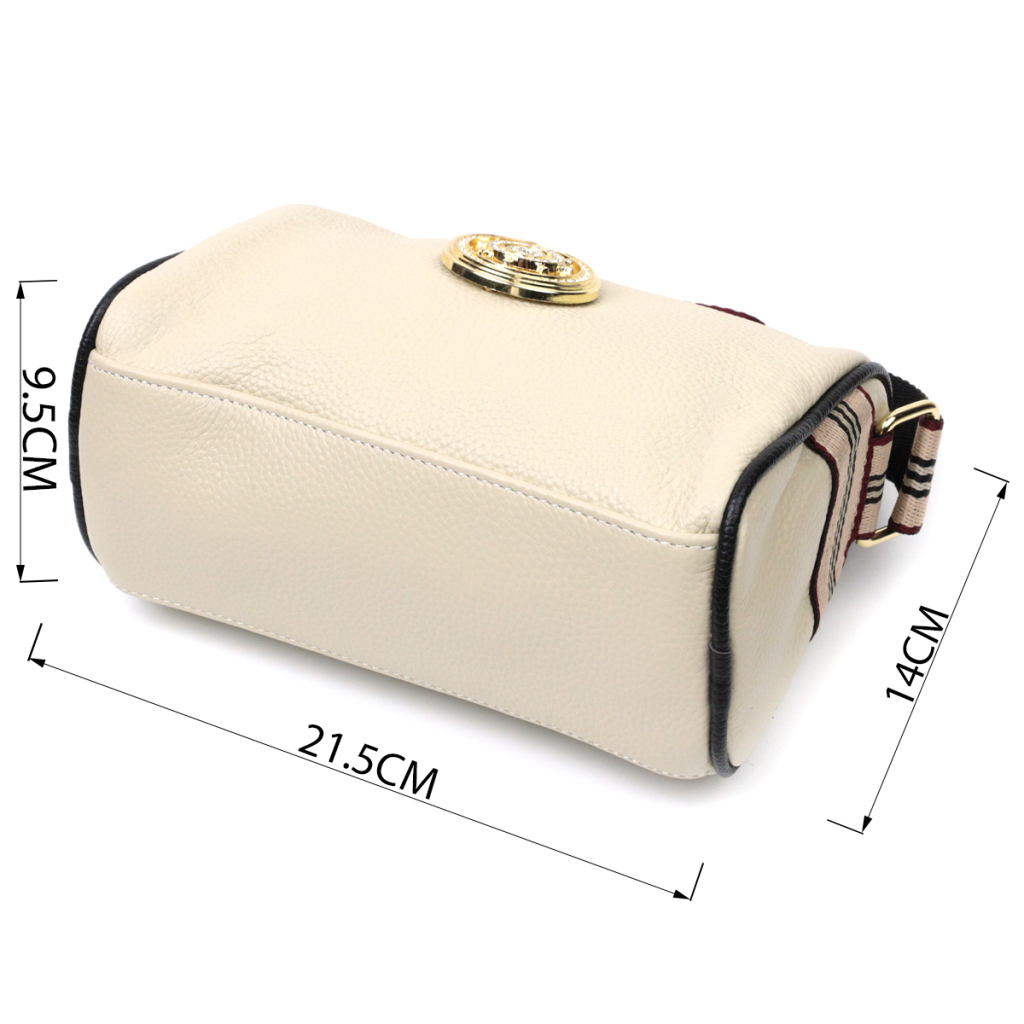 Сумка Vintage З натуральної шкіри Біла (22264) - зображення 3