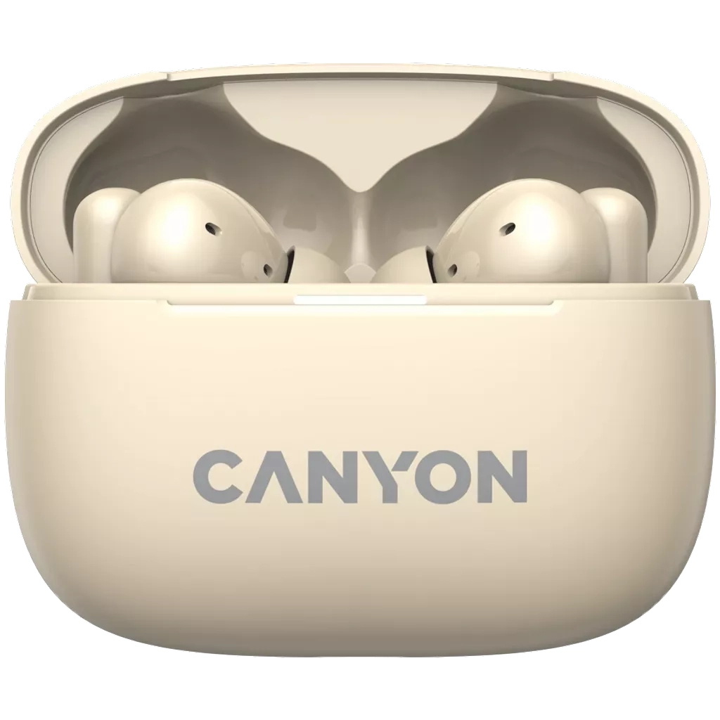 Навушники Canyon TWS-10 OnGo ANC ENC Beige (CNS-TWS10BG) - зображення 2