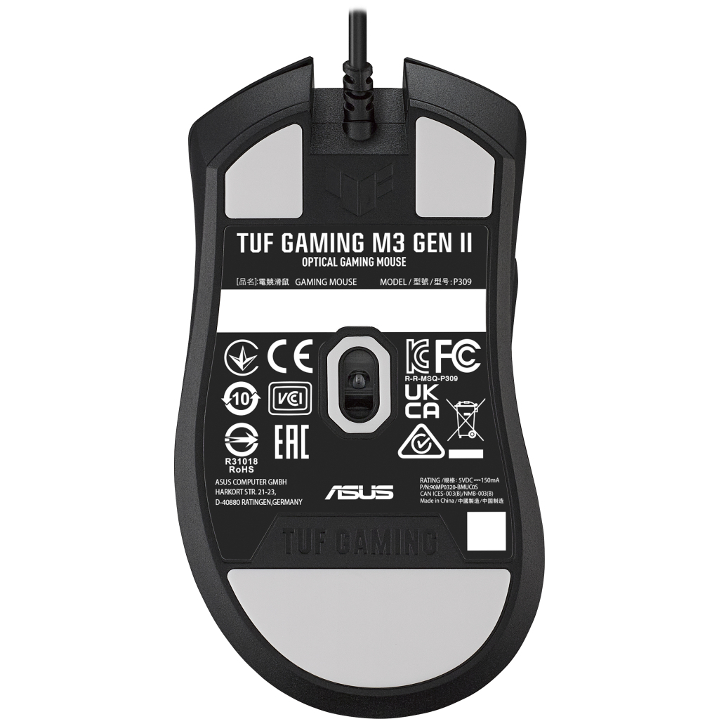 Мишка ASUS TUF Gaming M3 Gen II USB Black (90MP0320-BMUA00) - зображення 5