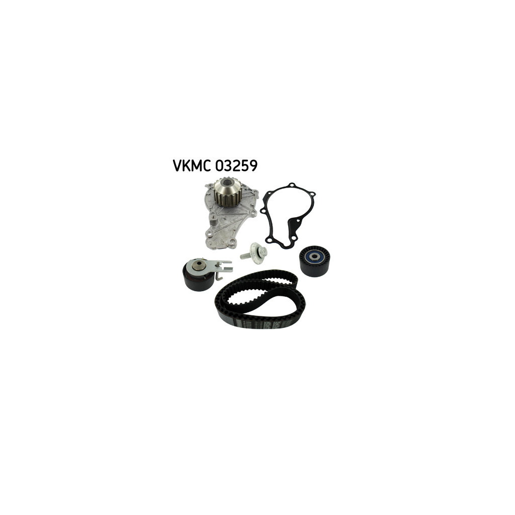 Комплект ременя ГРМ з помпой SKF VKMC 03259 - зображення 1