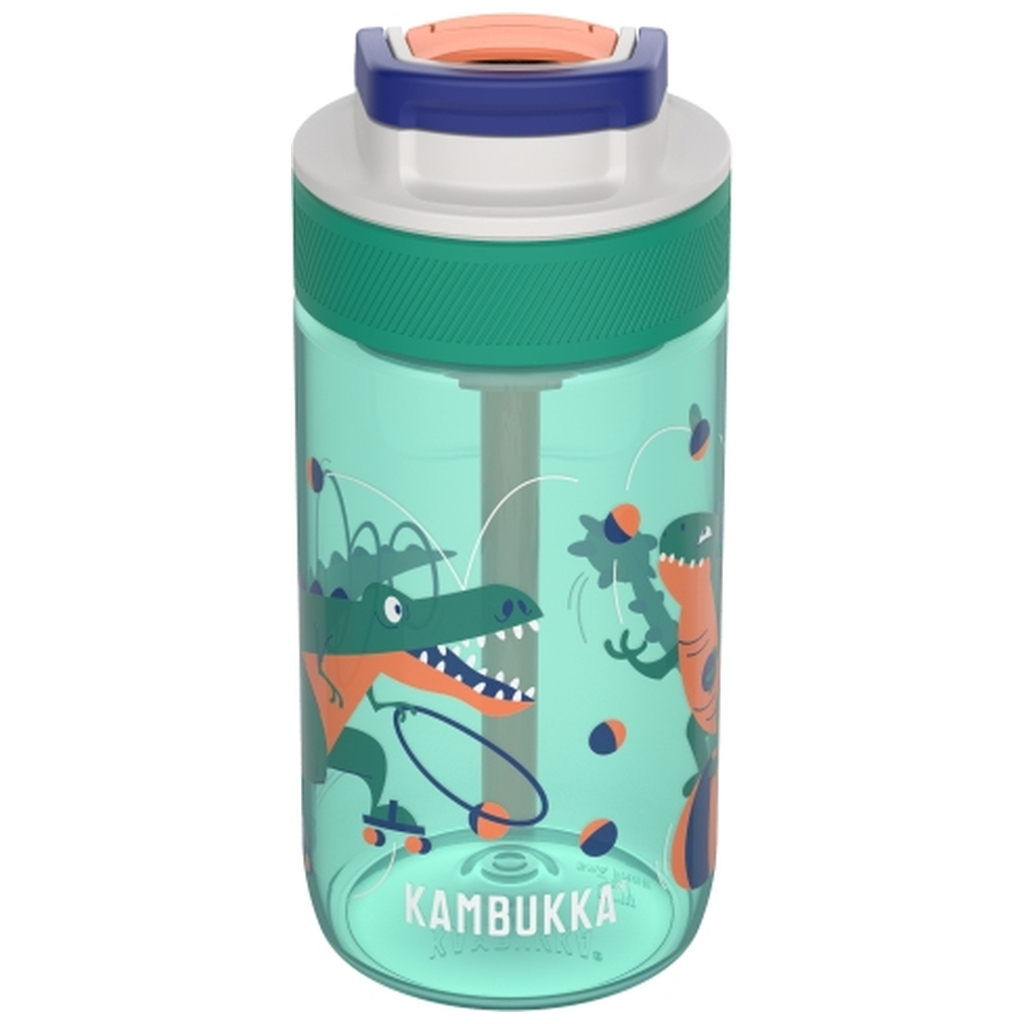 Пляшка для води Kambukka Lagoon 400 мл Juggling Dino світло-зелена (11-04047) - зображення 1
