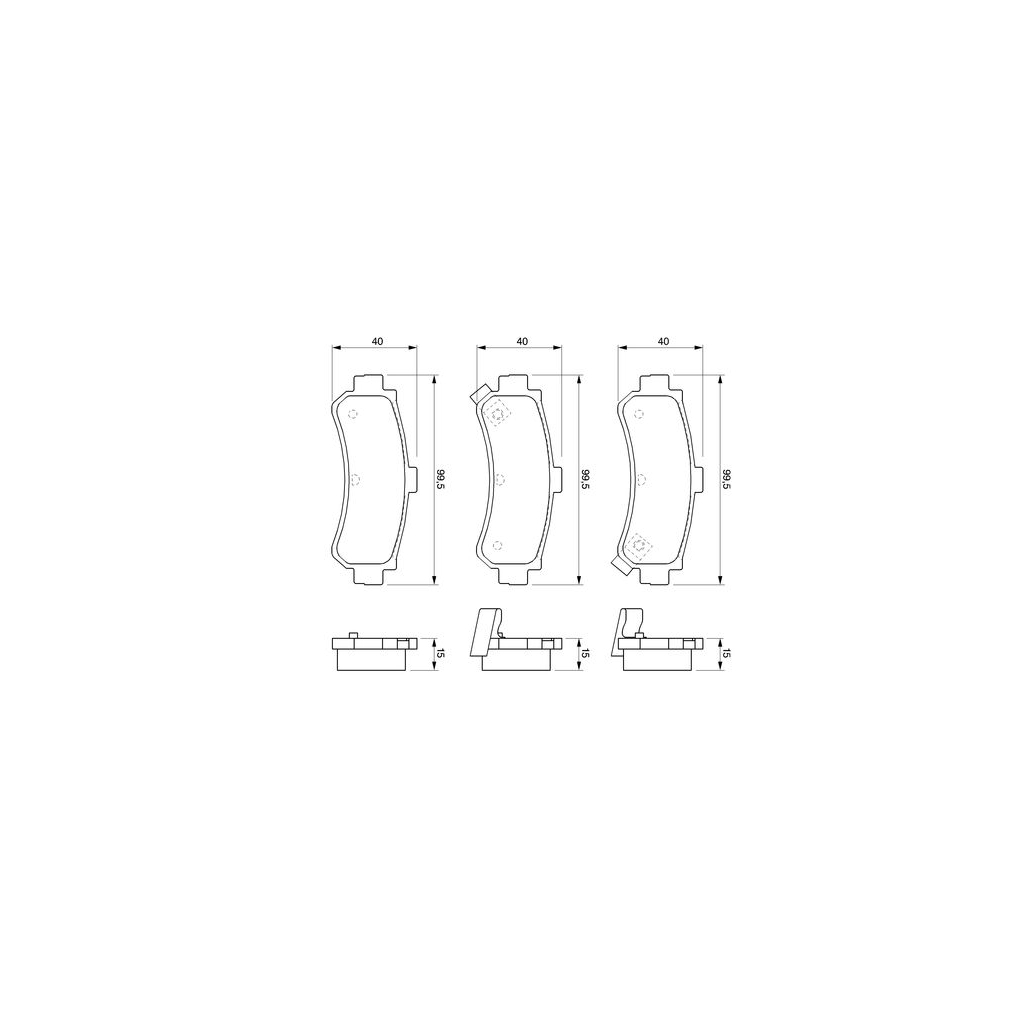 Гальмівні колодки Bosch 0 986 424 734 - зображення 4