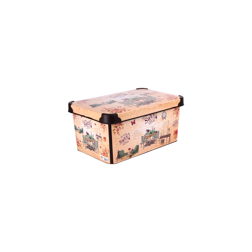 Контейнер для зберігання Violet House 0647 Decor Home 10 л (0647 DECOR HOME з/кр. 10 л) - изображение 3