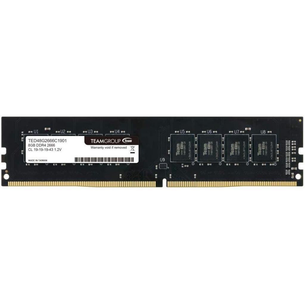 Модуль пам'яті для комп'ютера DDR4 8GB 2666 MHz Elite Team (TED48G2666C1901) - зображення 1