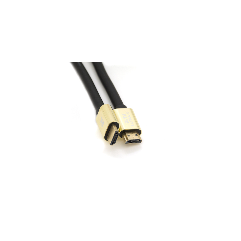 Кабель мультимедійний HDMI M to HDMI M 3.0m V2.1 8K black Merlion (YT-HDMI(M)/(M)8KV2.1-3.0m) - зображення 1