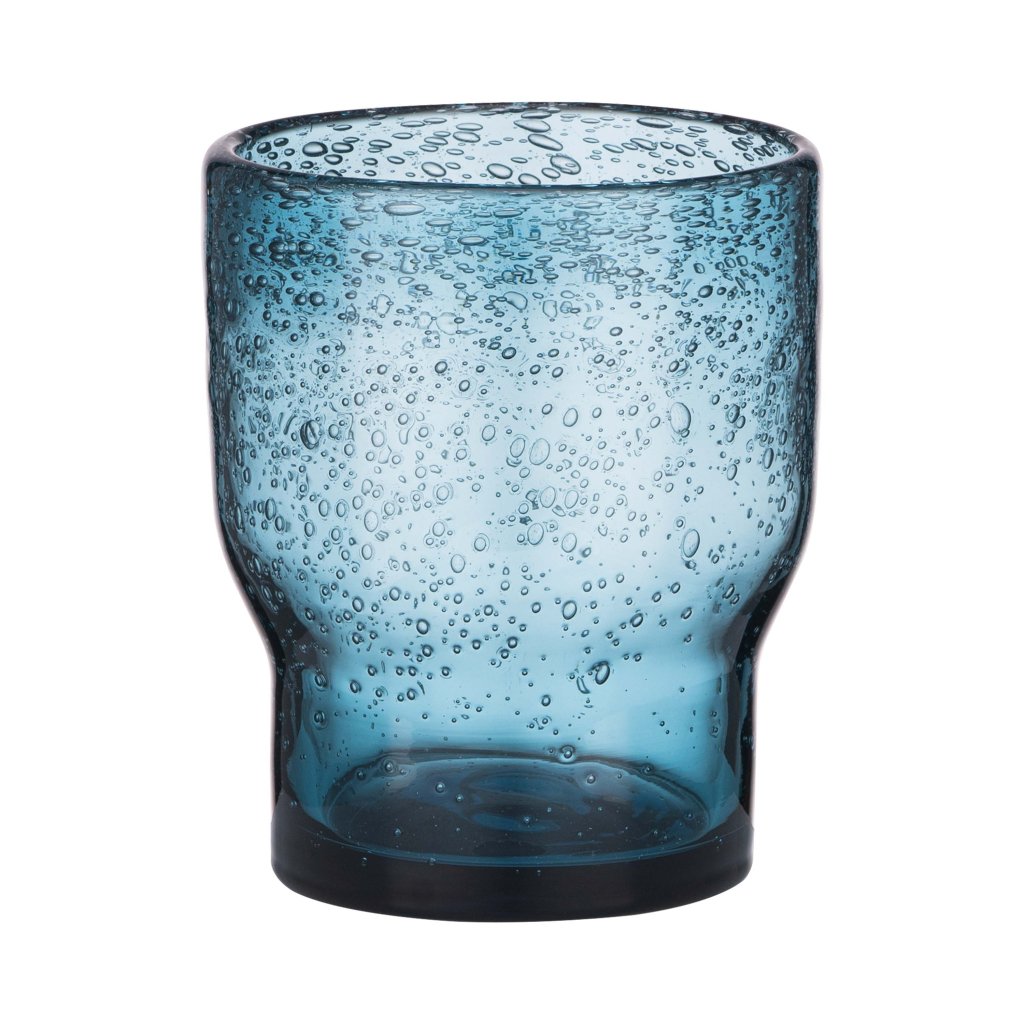 Набір склянок Ardesto Bubble 300мл, 2шт, скло, синій (AR2630BL) - зображення 1