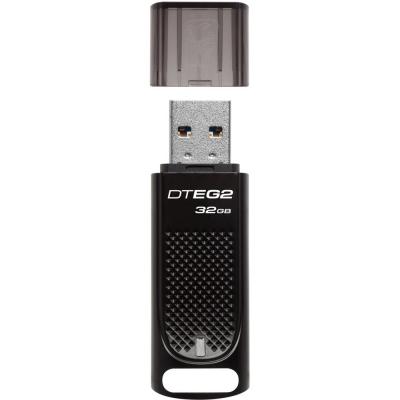 USB флеш накопичувач Kingston 32GB DataTraveler Elite G2 Metal Black USB 3.1 (DTEG2/32GB) - зображення 2
