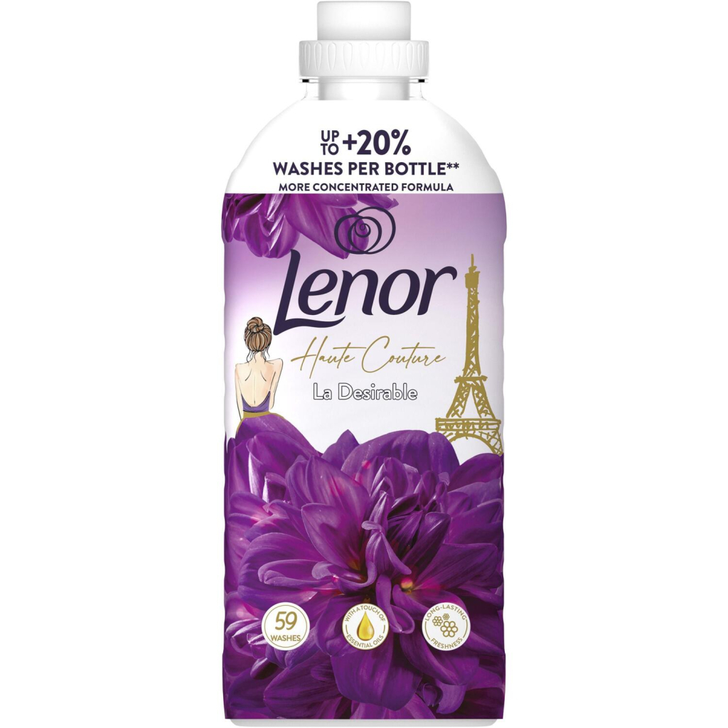 Кондиціонер для білизни Lenor Висока мода Жаданий 1.239 л (8700216724203) - изображение 1