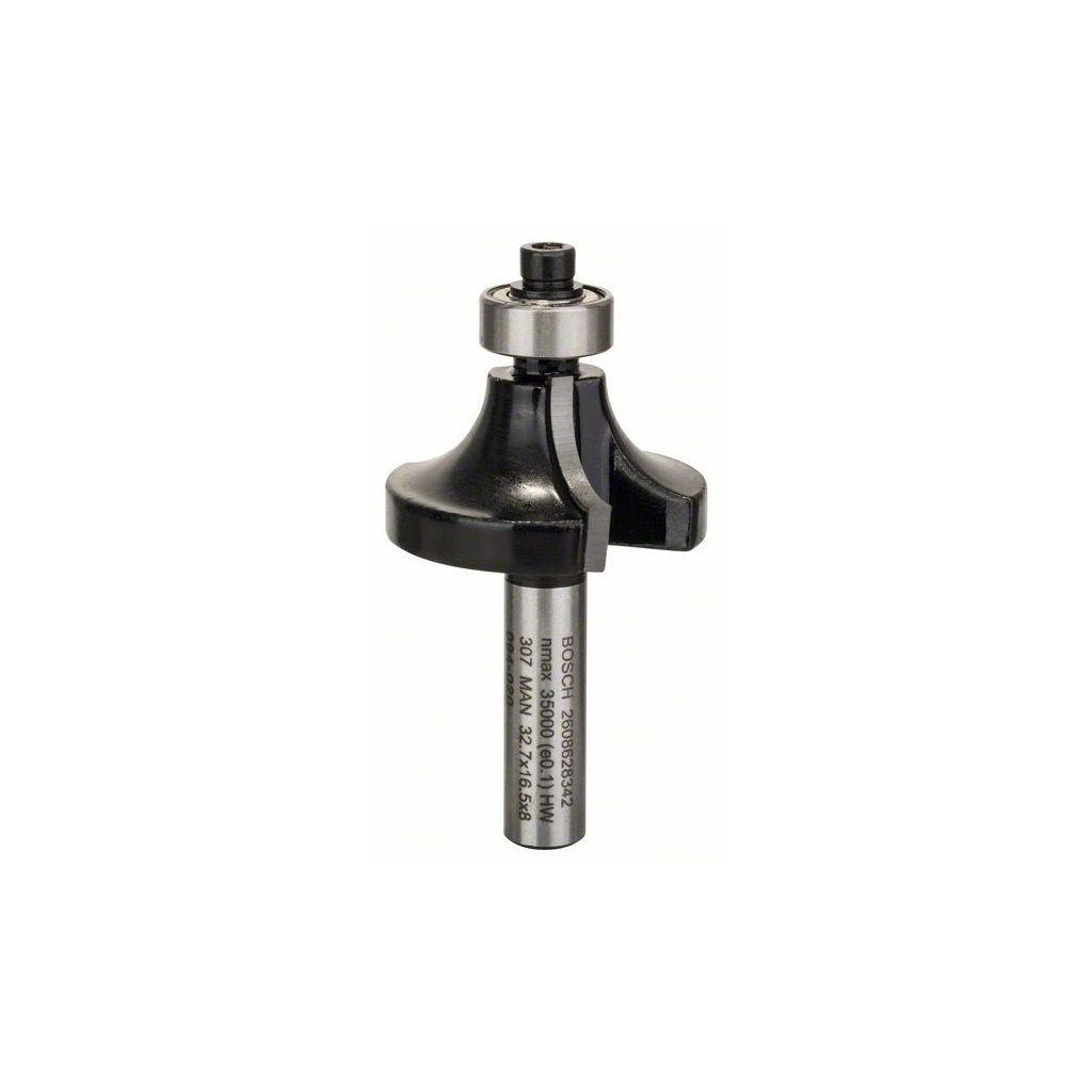 Фреза Bosch Professional карнизна, Std, S8, R10, L16.5 (2.608.628.342) - зображення 2