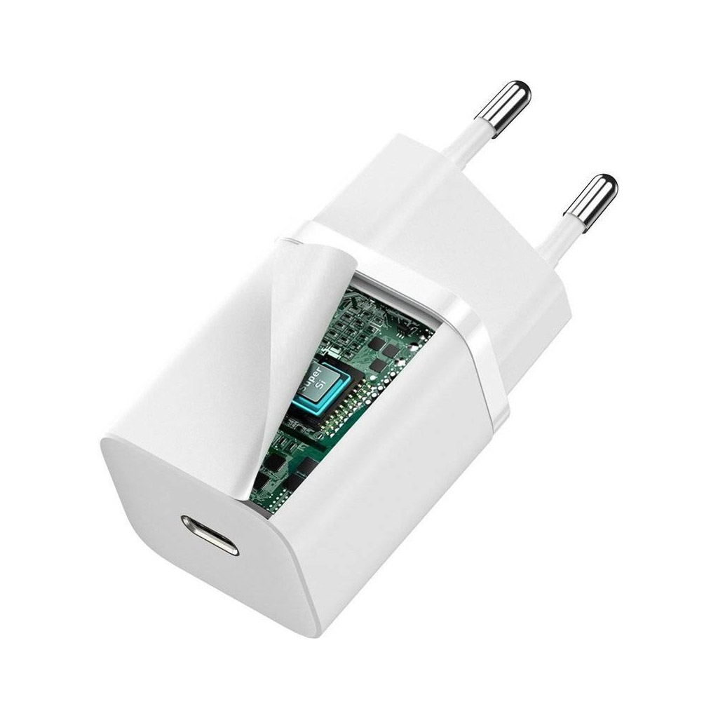 Зарядний пристрій Baseus Super Si quick charger IC 30W white (CCSUP-J02) - изображение 4