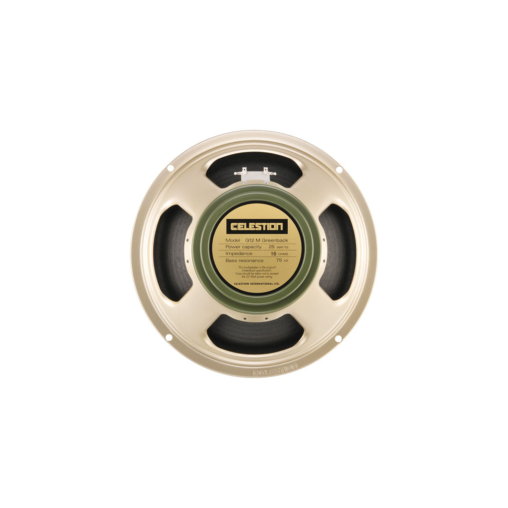 Гітарний динамік Celestion G12M Greenback (16Ω) (T1221BWD) - зображення 1