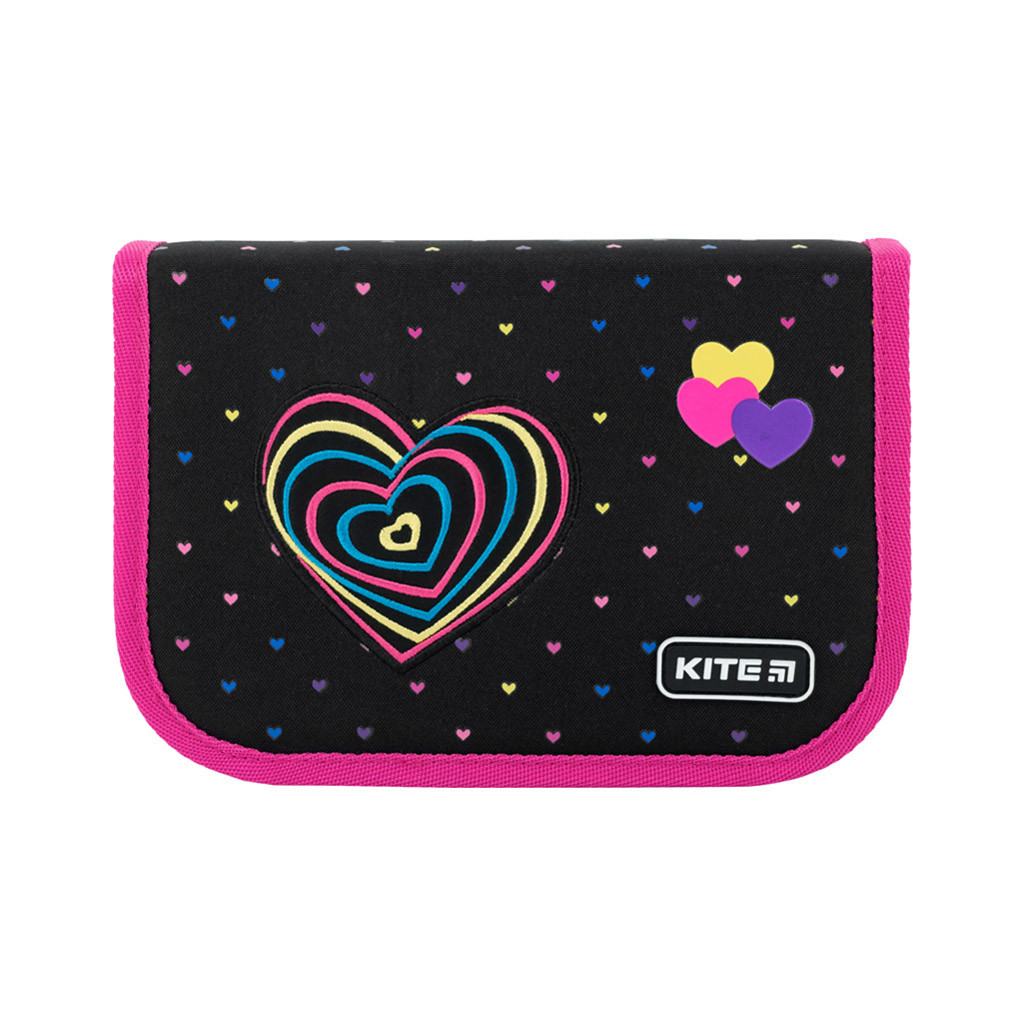 Пенал Kite 622 Hearts з наповненням (K22-622H-11) - зображення 1