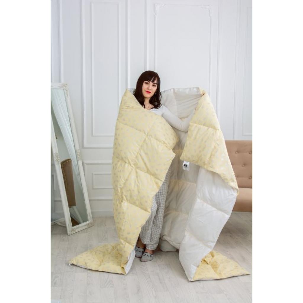 Ковдра MirSon пухова №1842 Bio-Beige 50% пух демі 220x240 см (2200003013757) - зображення 6