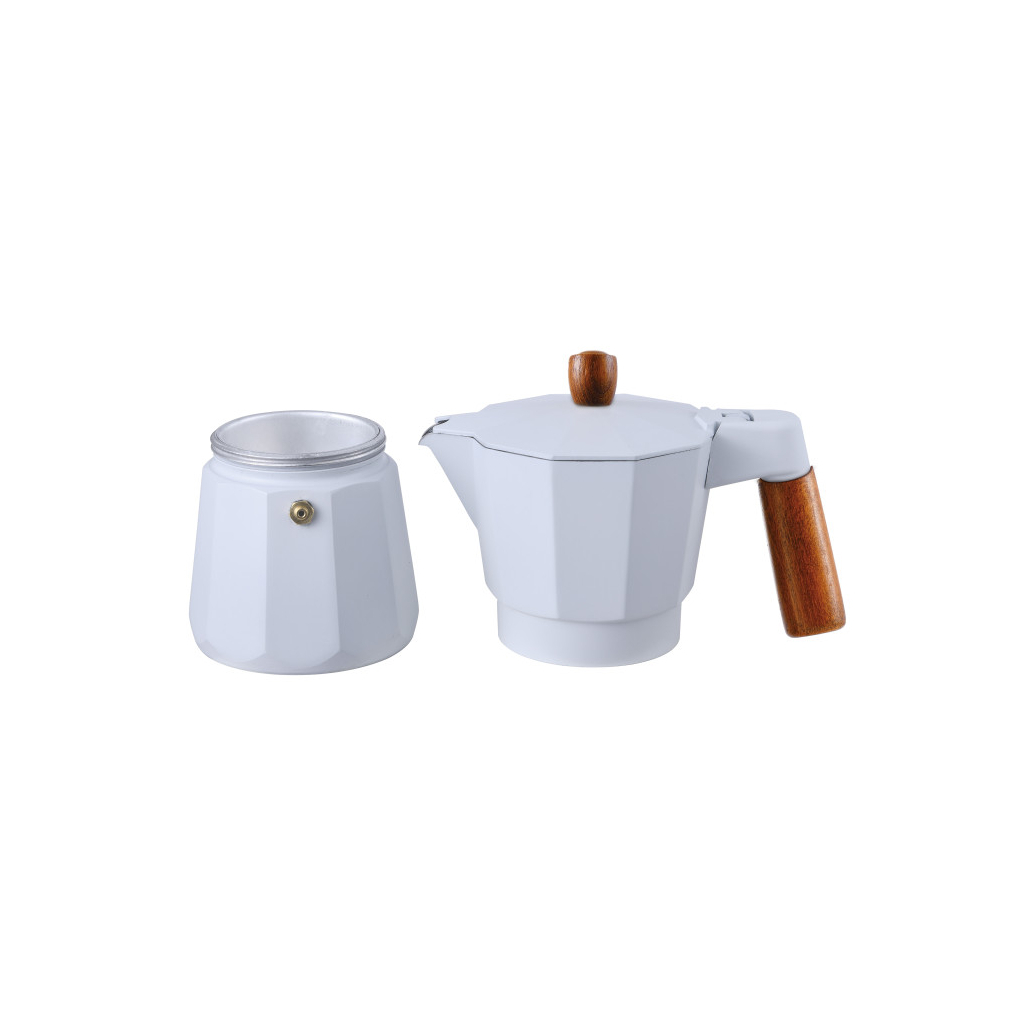Гейзерна кавоварка Bergner Naturally 6 чашок (BG-38191-WH) - изображение 2