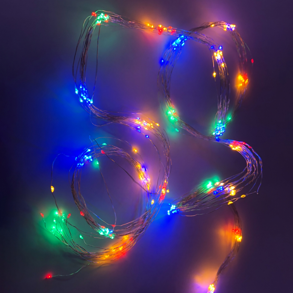 Гірлянда Novogod`ko Кінський хвіст, мідн. дроти 220 LED, Color, 2,2м (974227) - зображення 1