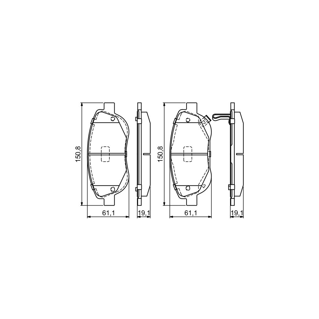 Гальмівні колодки Bosch 0 986 494 682 - зображення 4