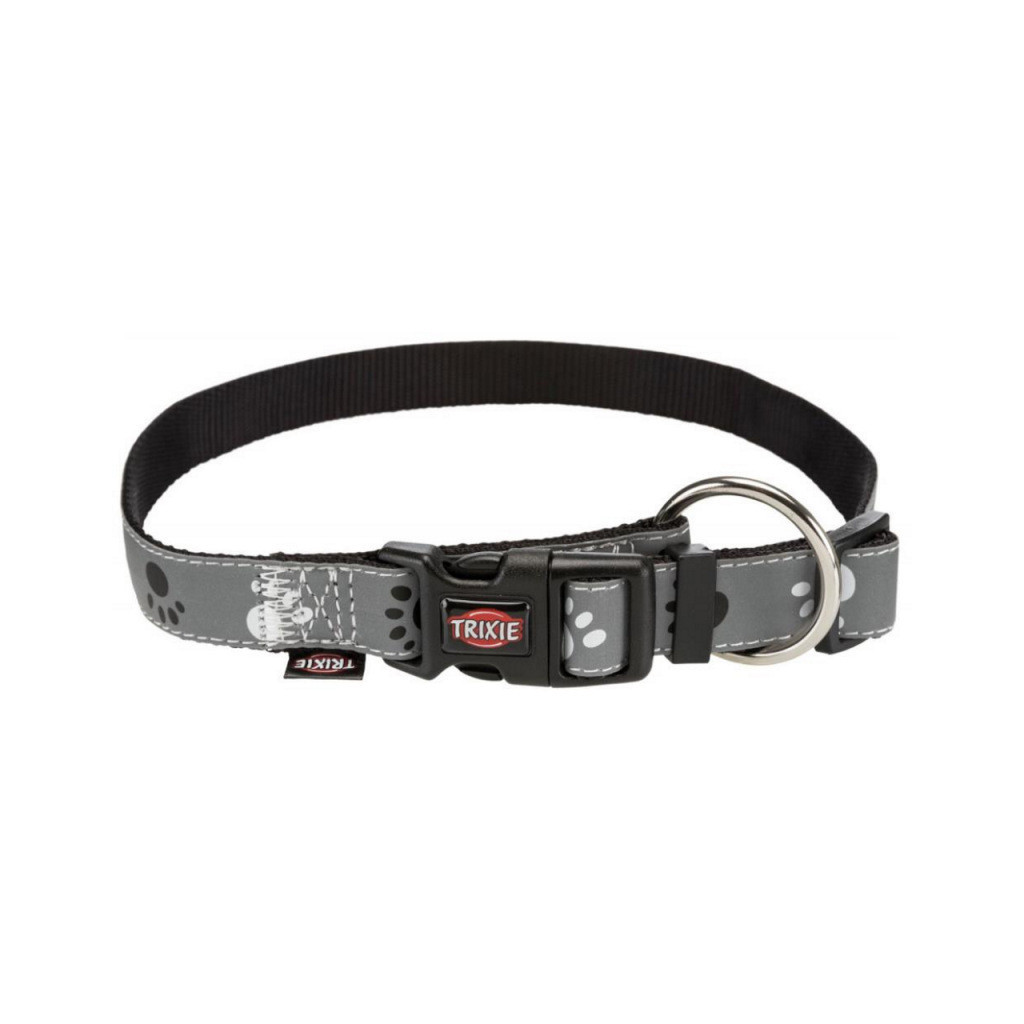 Нашийник для тварин Trixie Silver Reflect світловідбиваючий M-L 35-55 см/20 мм сірий (4011905122236) - зображення 4
