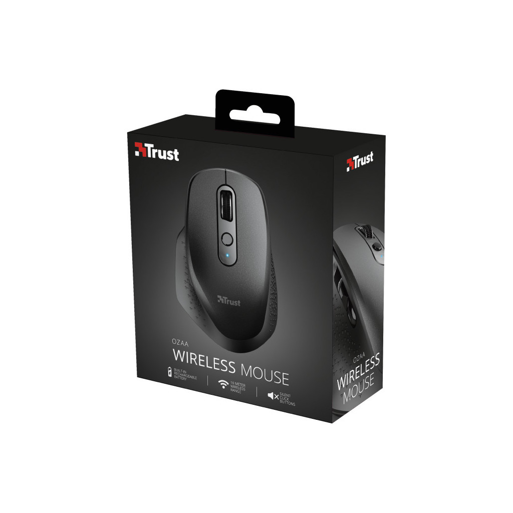 Мишка Trust Ozaa Rechargeable Black (23812) - зображення 12