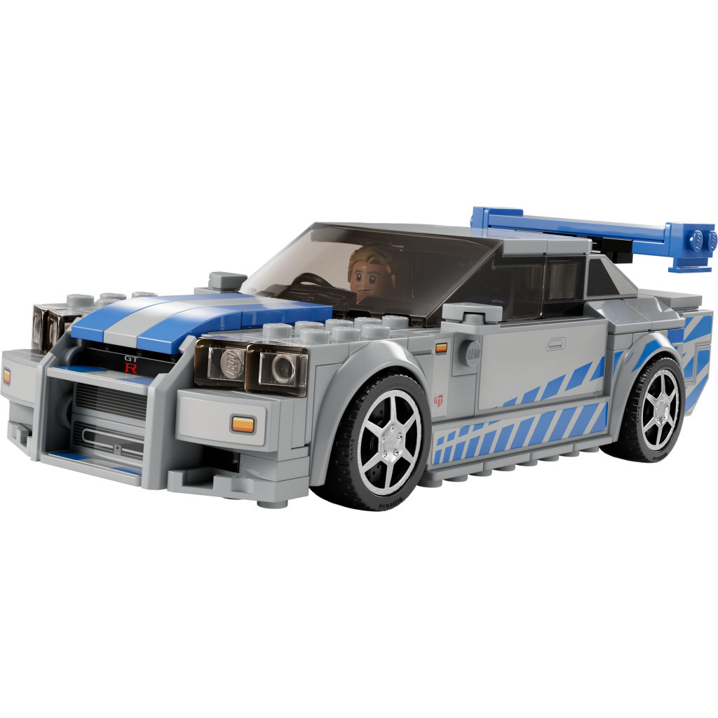 Конструктор LEGO Speed Champions «Подвійний форсаж» Nissan Skyline GT-R (R34) 319 деталей (76917) - зображення 2