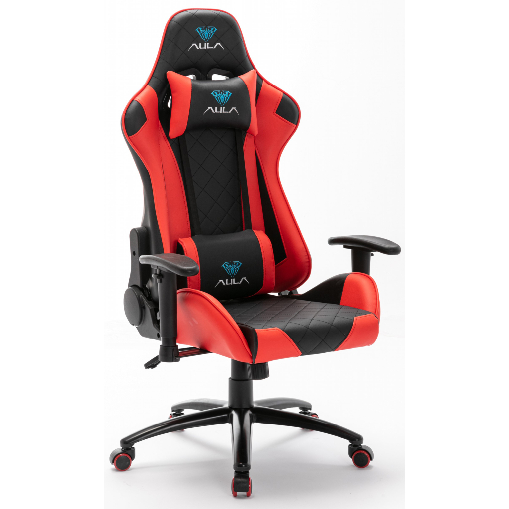 Крісло ігрове Aula F1029 Gaming Chair Black/Red (6948391286181) - зображення 5
