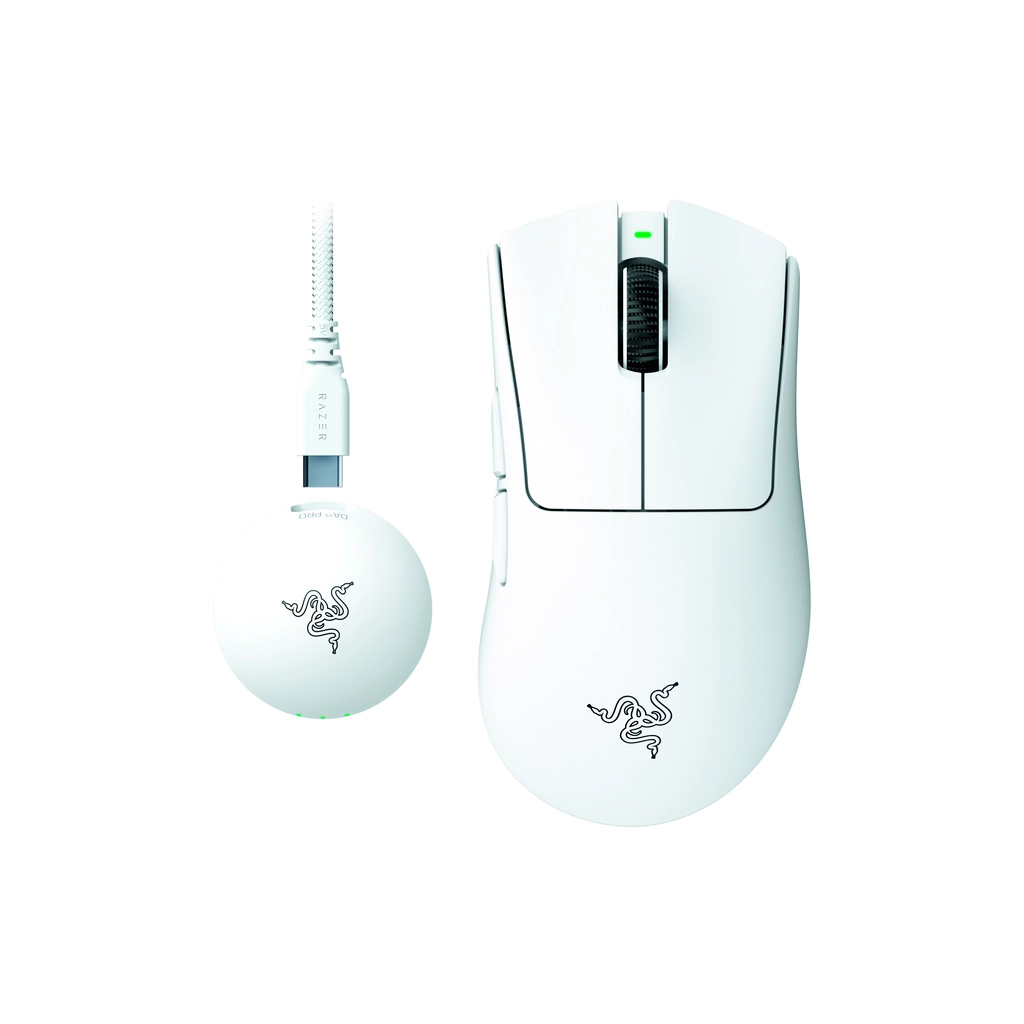 Мишка Razer DeathAdder V4 PRO Wireless/USB White (RZ01-05330200-R3G1) - зображення 1
