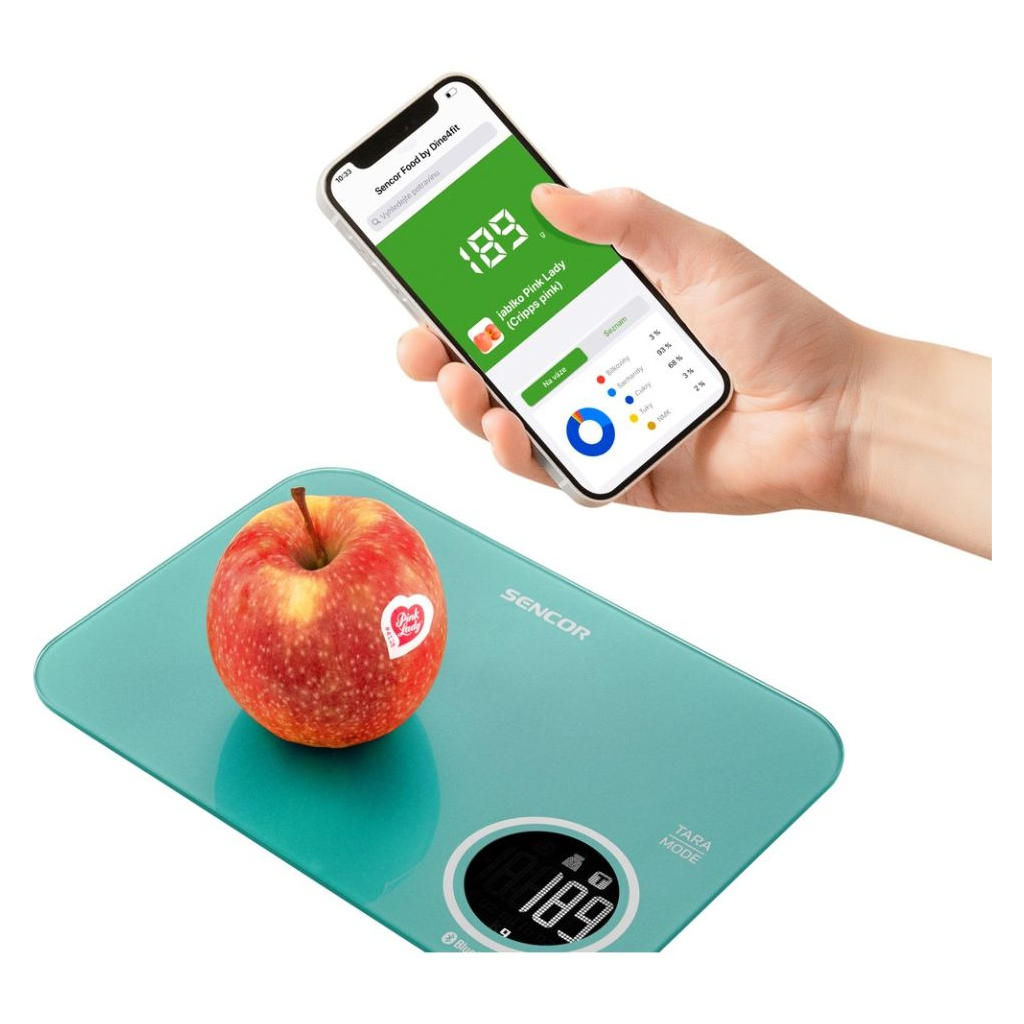 Ваги кухонні Sencor SKS7071GR - изображение 4