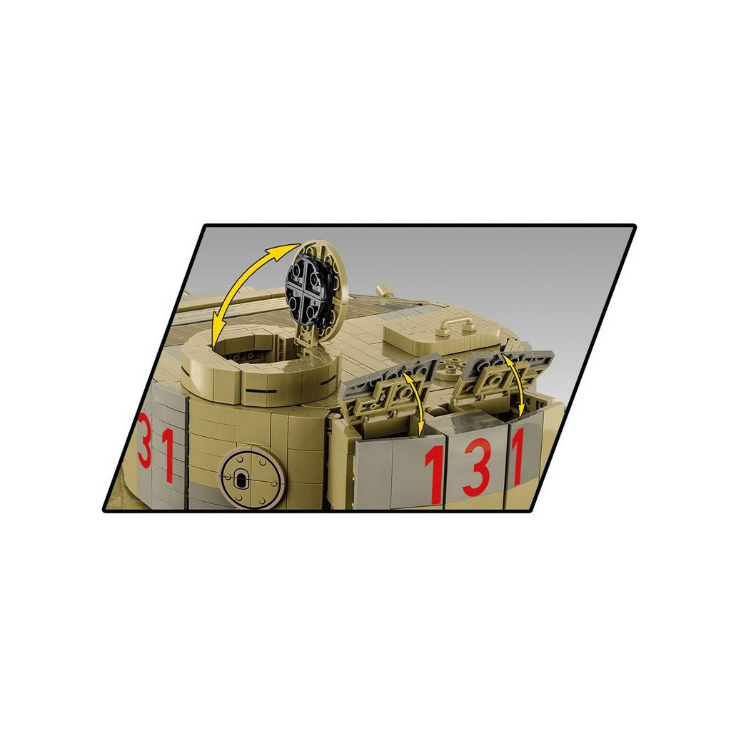 Конструктор Cobi PZKPFW VI Тигр 131, 1:12 8000 деталей (COBI-2801) - зображення 3