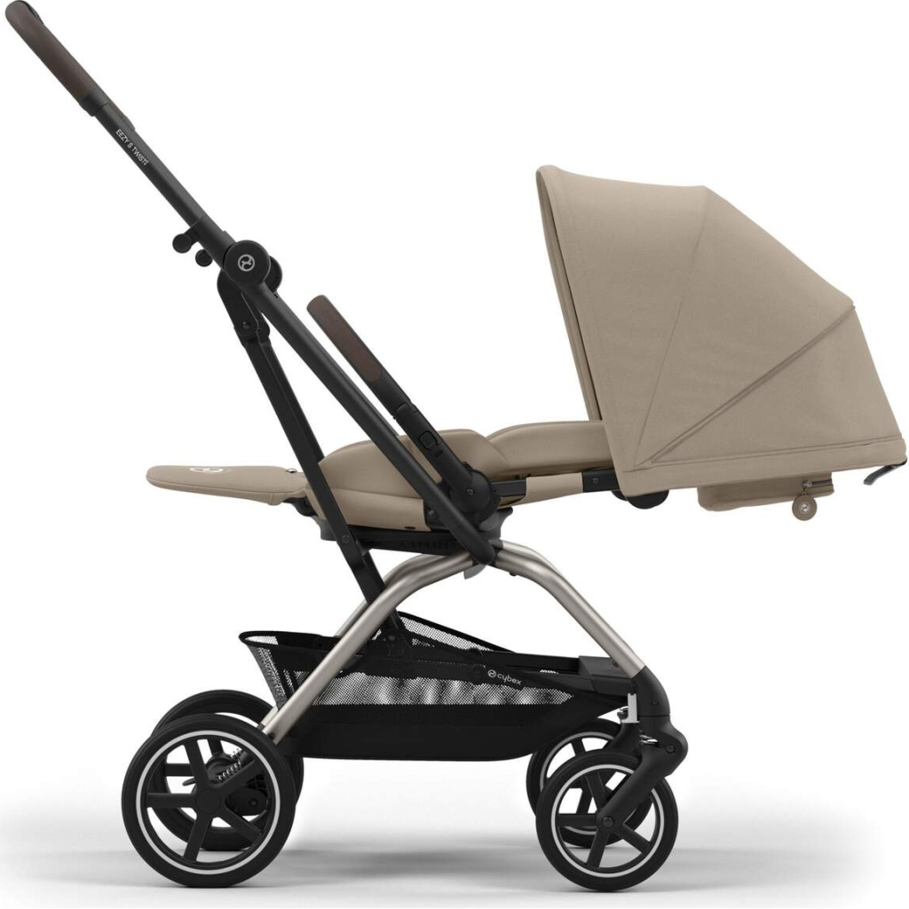 Коляска Cybex Eezy S Twist+ 2 TPE B Almond Beige (з бампером) (524000127) - зображення 5
