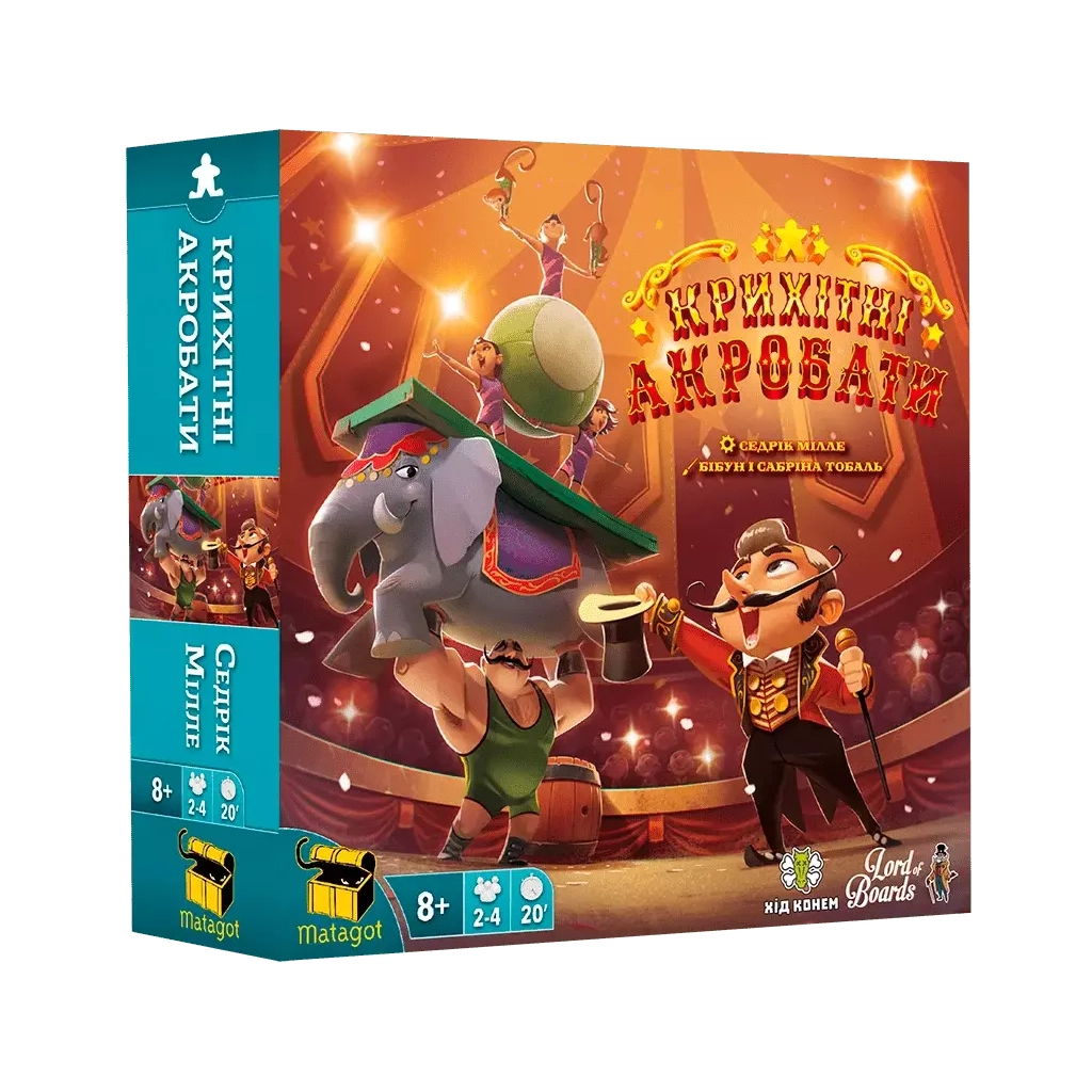 Настільна гра Lord of Boards Крихітні акробати (Tiny Acrobats) (укр.) (LOB2110UA) - зображення 1