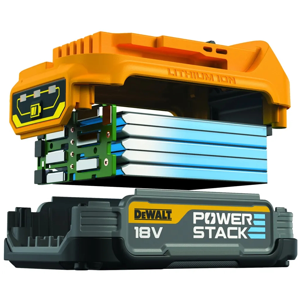 Шуруповерт DeWALT XR Li-Ion PowerStack 18V 2x1.7 Аг, 90 Нм, 0-650/0-2000 об/хв (DCD800E2T) - зображення 4