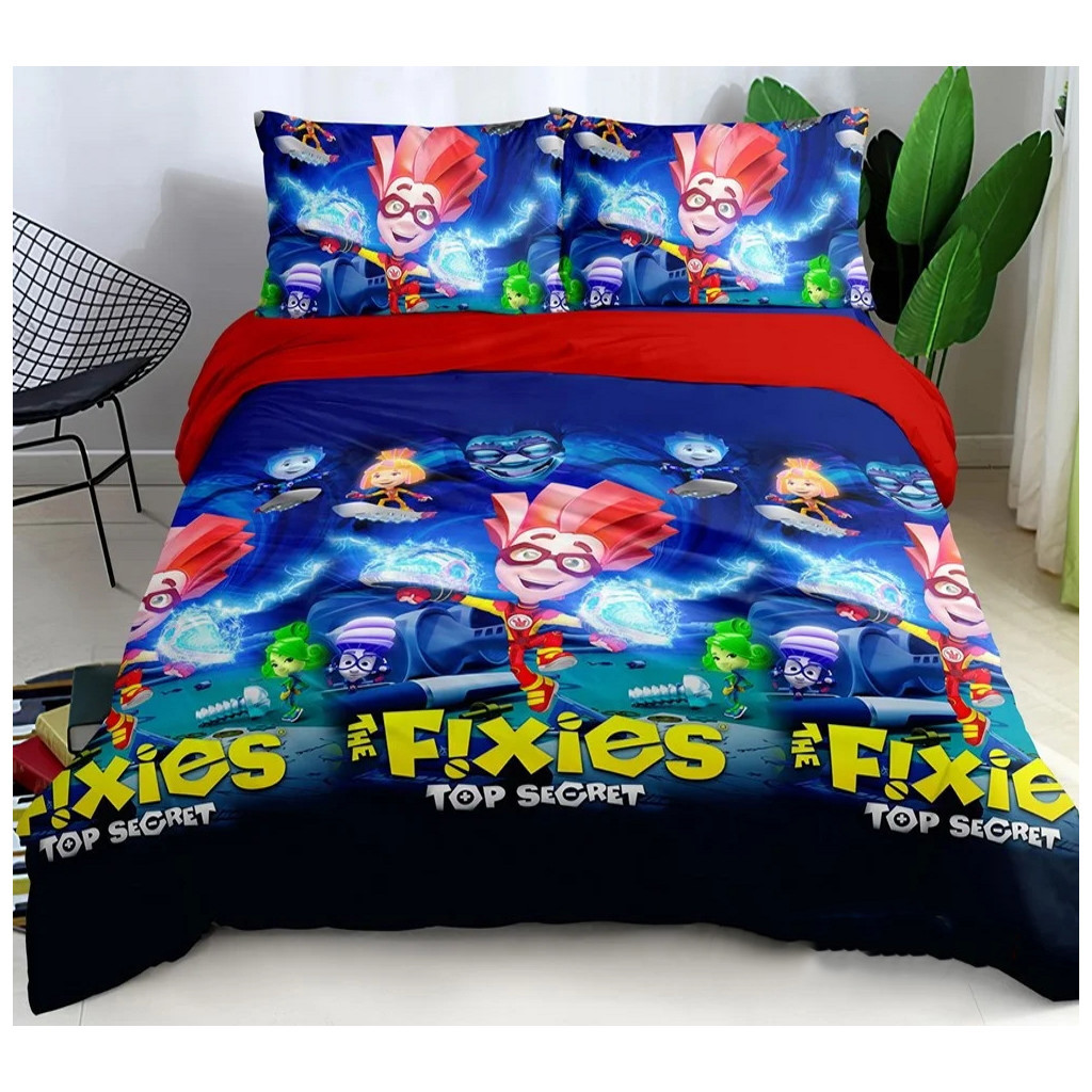 Постільна білизна MirSon Бязь Premium 17-0316 Fixies Сімейна (2200002359092) - зображення 1