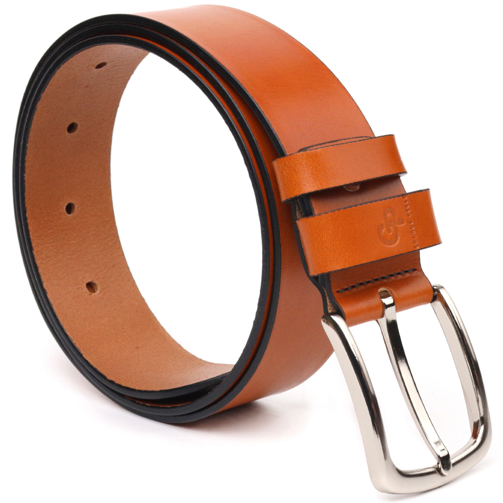 Ремінь Grande Pelle З натуральної шкіри Рудий (21473) - зображення 2