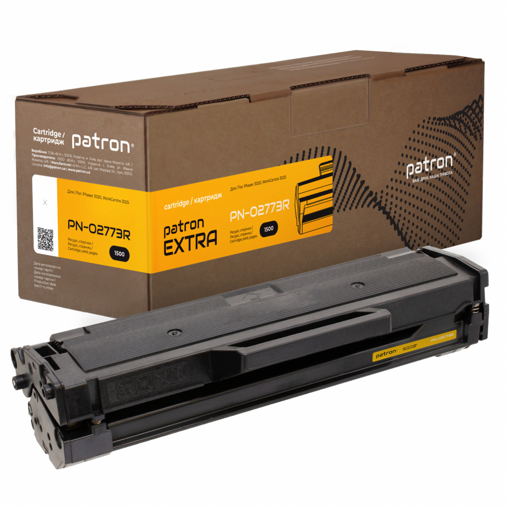 Картридж Patron XEROX Phaser 3020/WC3025 106R02773 Extra (PN-02773R) - зображення 1
