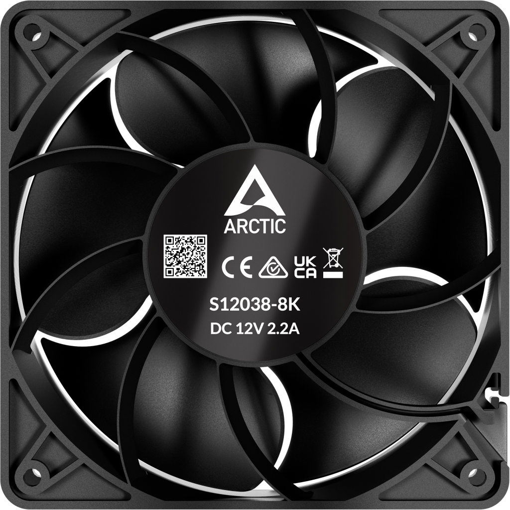 Кулер до корпусу Arctic S12038-8K (ACFAN00294A) - зображення 2