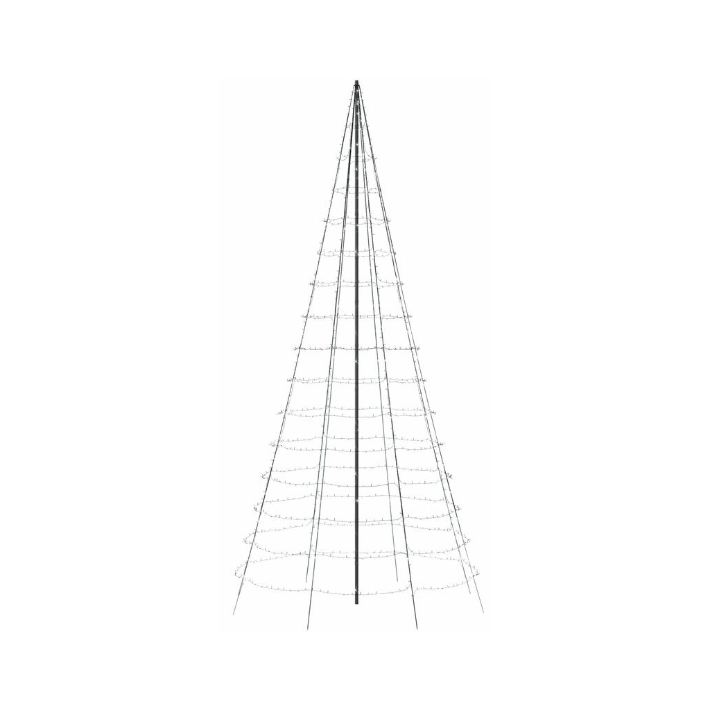 Гірлянда Twinkly Smart LED Light tree RGBW 450, Gen II, IP44, 3м (TWP500SPP-BEU) - зображення 4