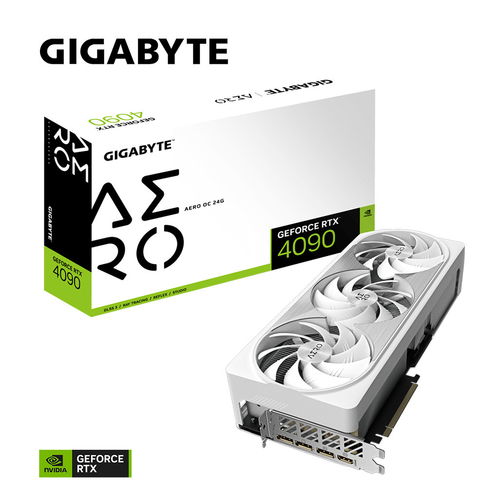 Відеокарта GIGABYTE GeForce RTX4090 24GB AERO OC (GV-N4090AERO OC-24GD) - зображення 9