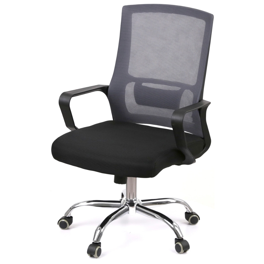 Офісне крісло Аклас Конвалія BL Tilt Сірий (Сірий/Чорний) (00160109) - зображення 1