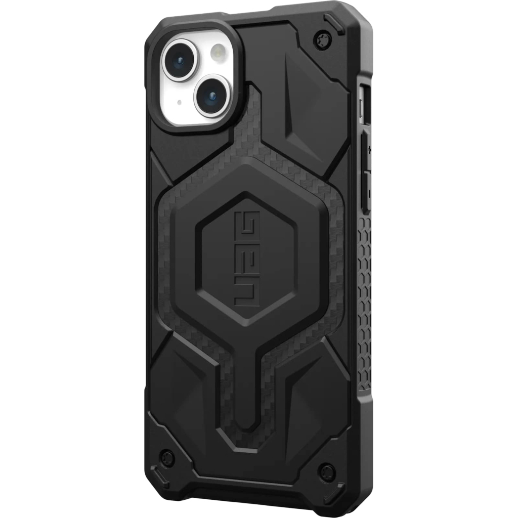 Чохол до мобільного телефона UAG Apple iPhone 15 Plus Monarch Pro Magsafe, Carbon Fiber (114220114242) - зображення 3